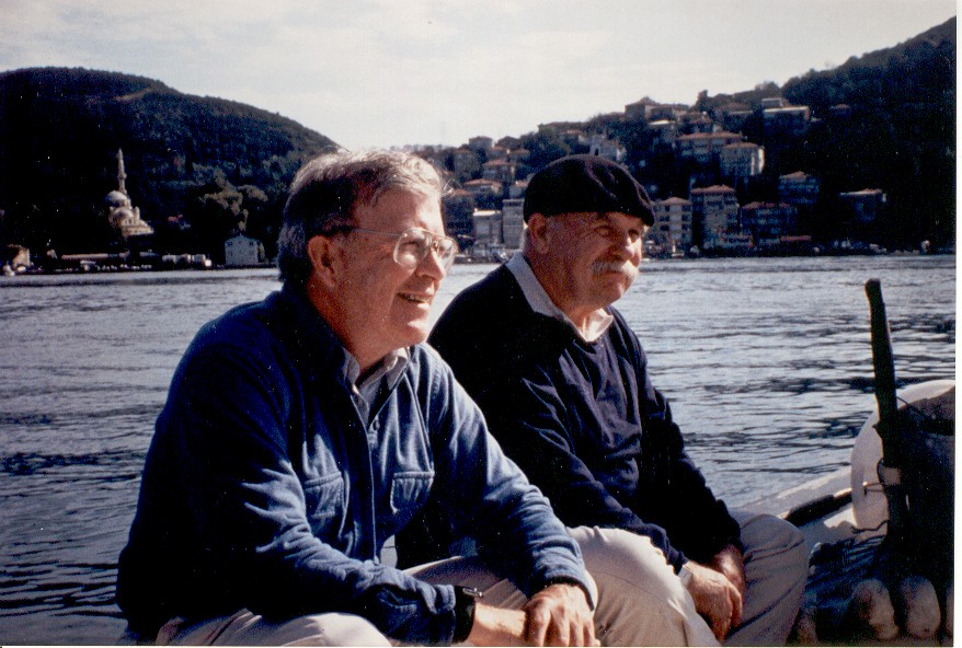 Walter And Bill Ryan On The Bosphorous Strait 1998