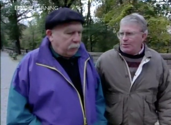 Walter Pitman & Bill Ryan On Riverside Drive